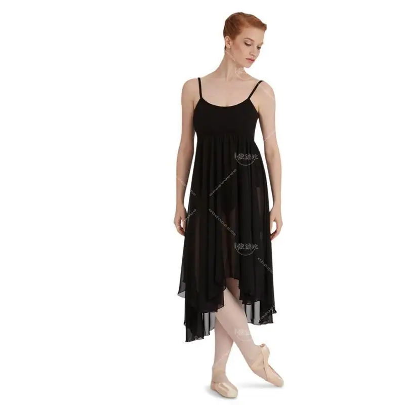 Women\'s Lyrical Dress, Chiffon Dress, Girl Ballet Troupe, Ballet Troupe, Contemporary Clothing, Adult Ballet
