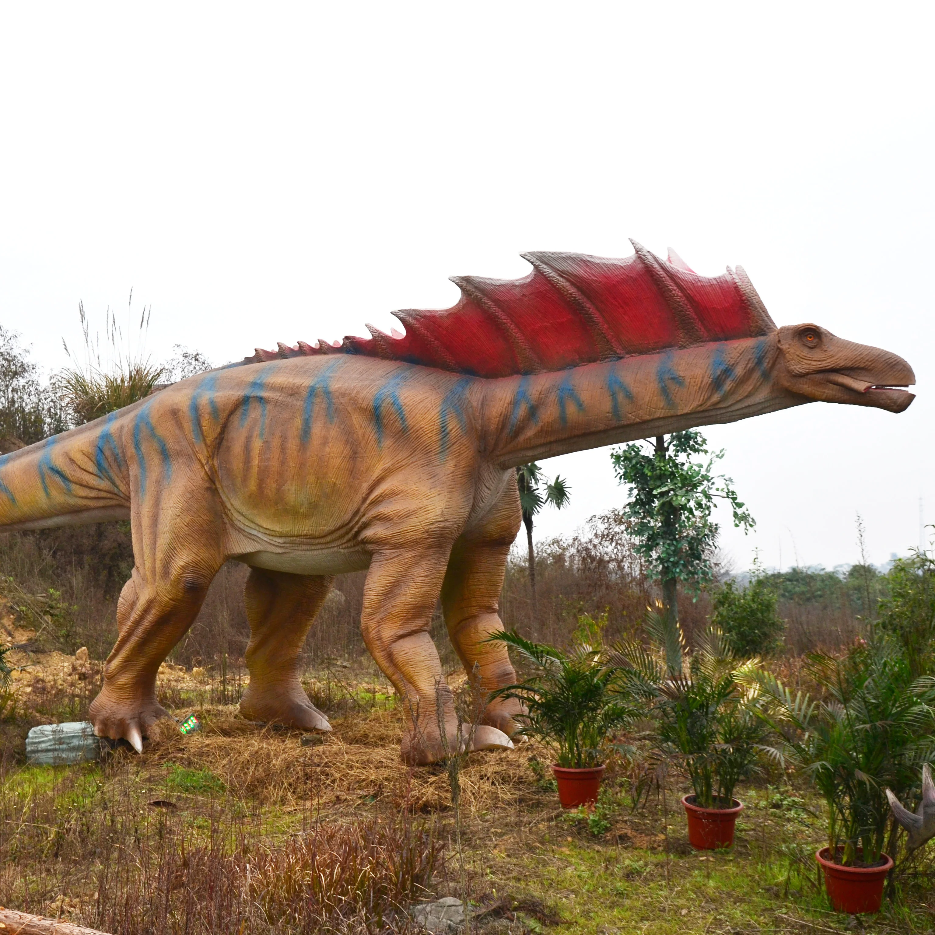 ATV&UTVManufacturer Customized High-Speed Motor Drive Lifelike Dinosaur Robot for Children's Entertainment DINOSKY