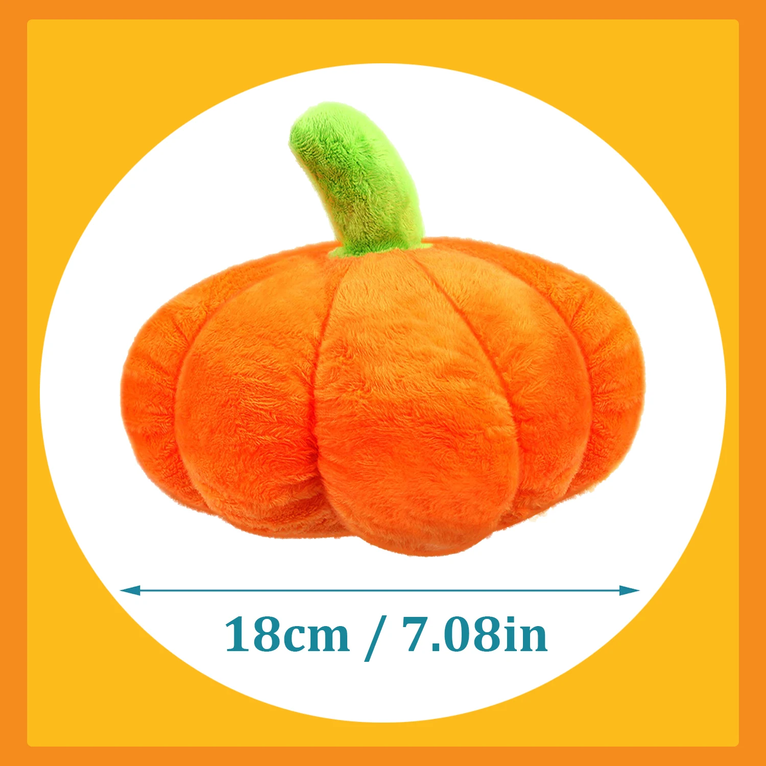 4Pcs Stuffed Pumpkin 7.08″Fluffy Pumpkin Plush Toy Thanksgiving Halloween Pumpkins Decorative Pillow Pumpkin Toys Gift for Kids