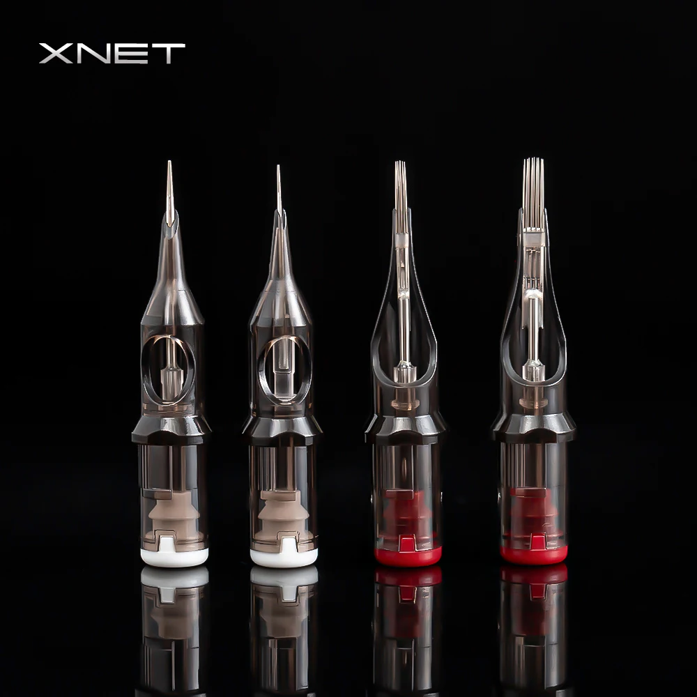 XNET U-REX Hình Hộp Mực Kim 20 Chiếc 1RL 3RL 5RM 7RM Dùng Một Lần Tiệt Trùng An Toàn Hình Xăm Kim Vĩnh Viễn Trang Điểm Hình Xăm