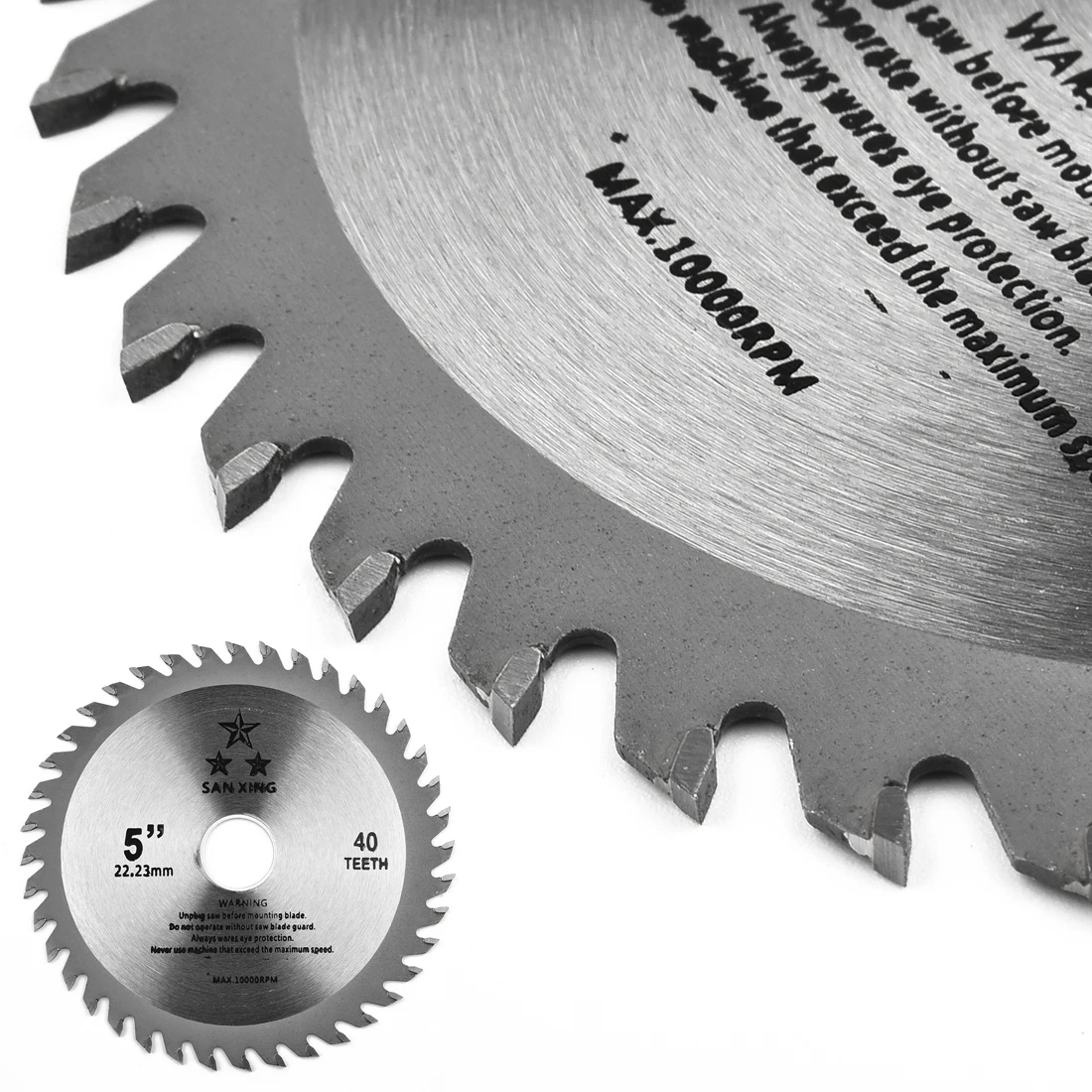 Disco da taglio da 5 pollici 125mm lame per seghe a 40 denti Mini lama per sega circolare da taglio per punte in lega dura di legno accessorio per utensili oscillanti