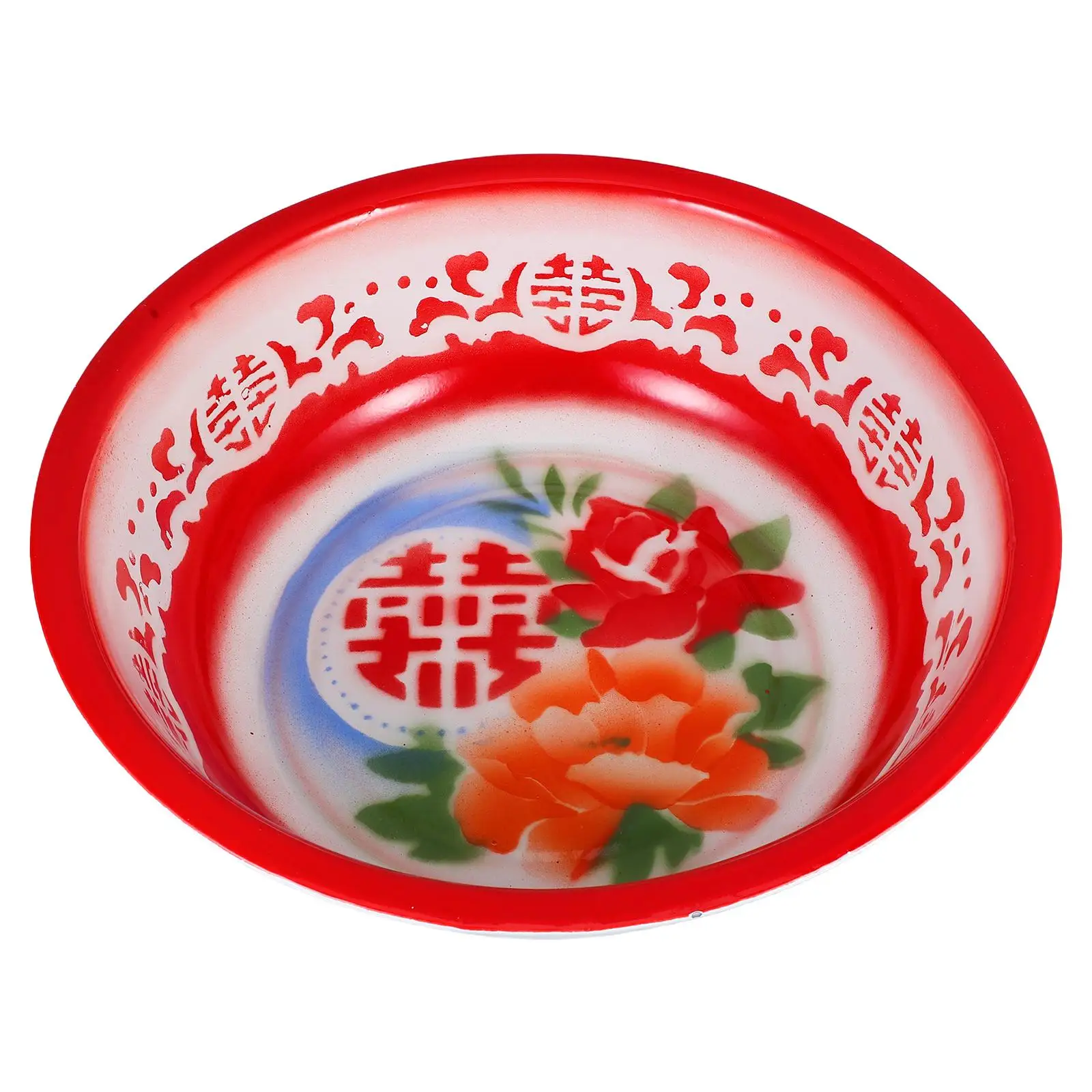 Enamel Basin Deepen Food Bowl Mixing Bowls Old Fashioned Vintage Large Sourdough