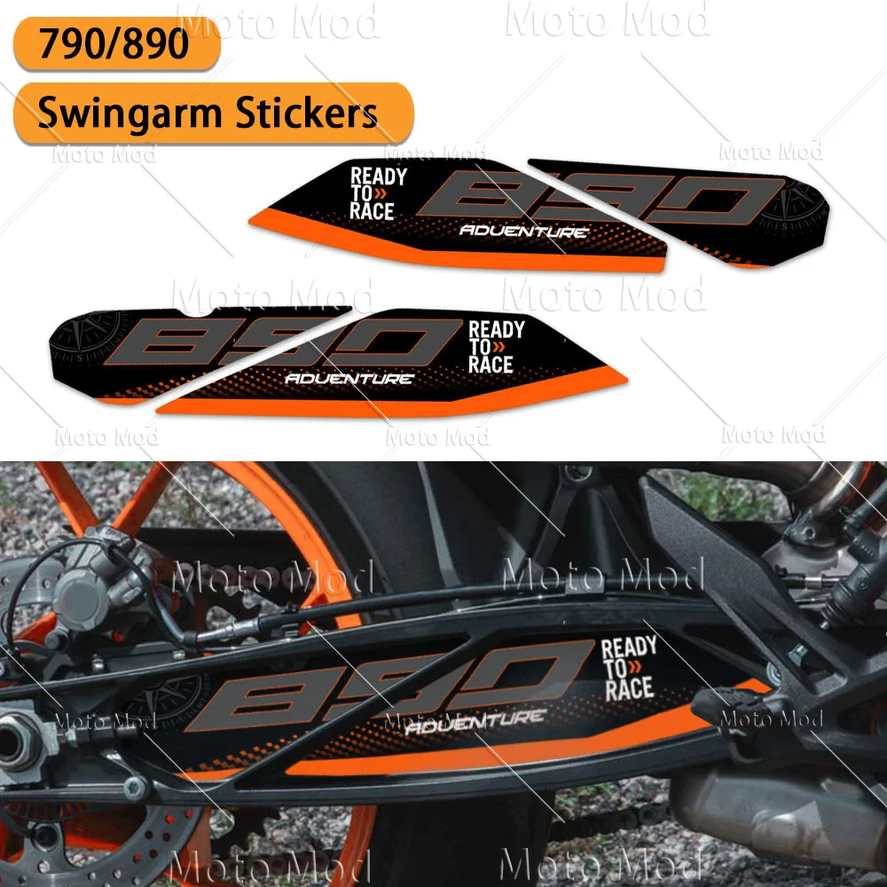 

3M Motorcycle Swingarm Sticker Rotating Shaft Protection Swing arm Decal Waterproof For KTM Duke 790 duke 890 890S 890R 890GP