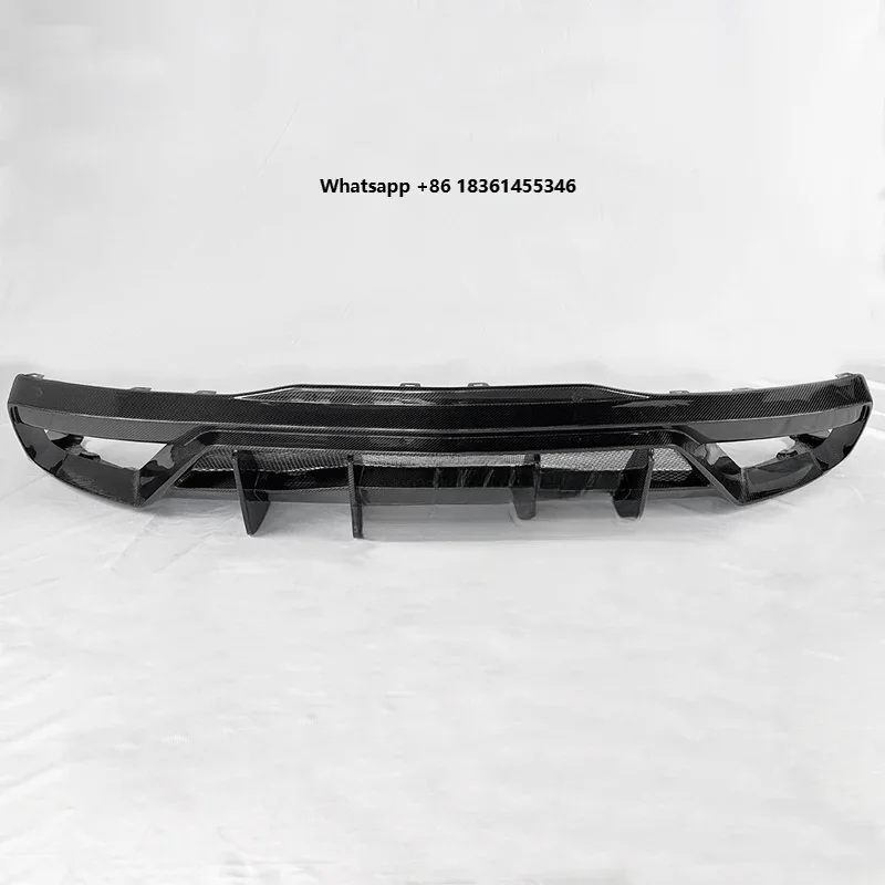 

For Corvette C8 Stingray Ad Style Real Carbon Fiber Rear Bumper Diffuser Lip