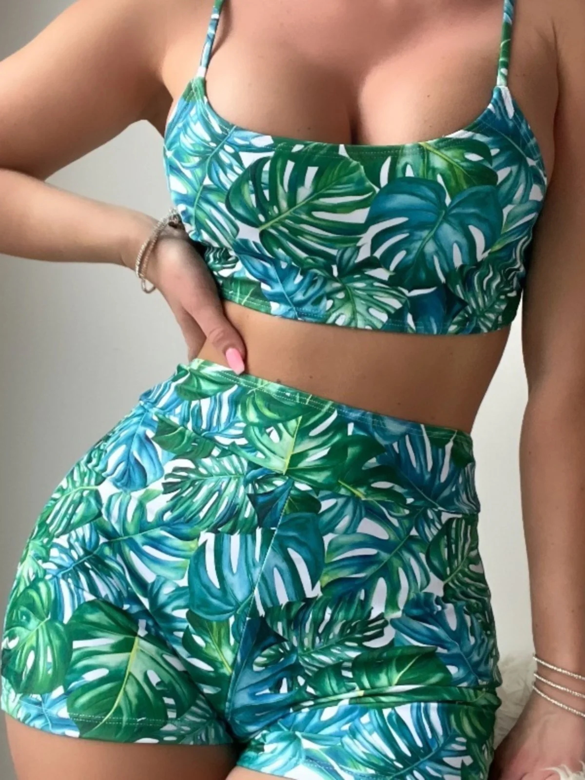 

Casual Printed Bikini Swimsuit Set Casual Print Bikini Swimsuit Suit Women