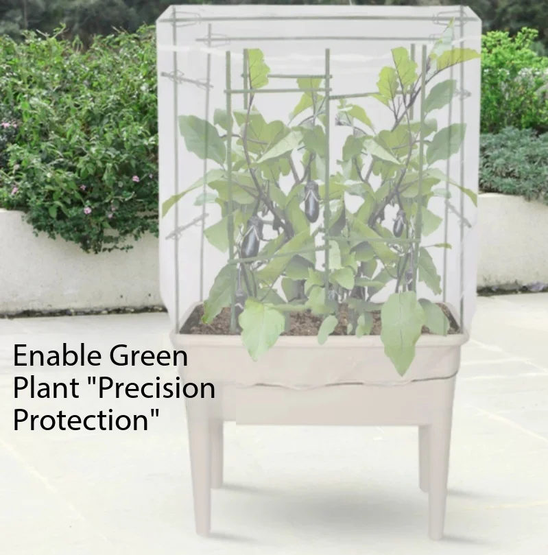 Breathable White Mesh Net Cover for Vegetable Garden Anti-Bird & Insect Mosquito Fruit Fly Protection