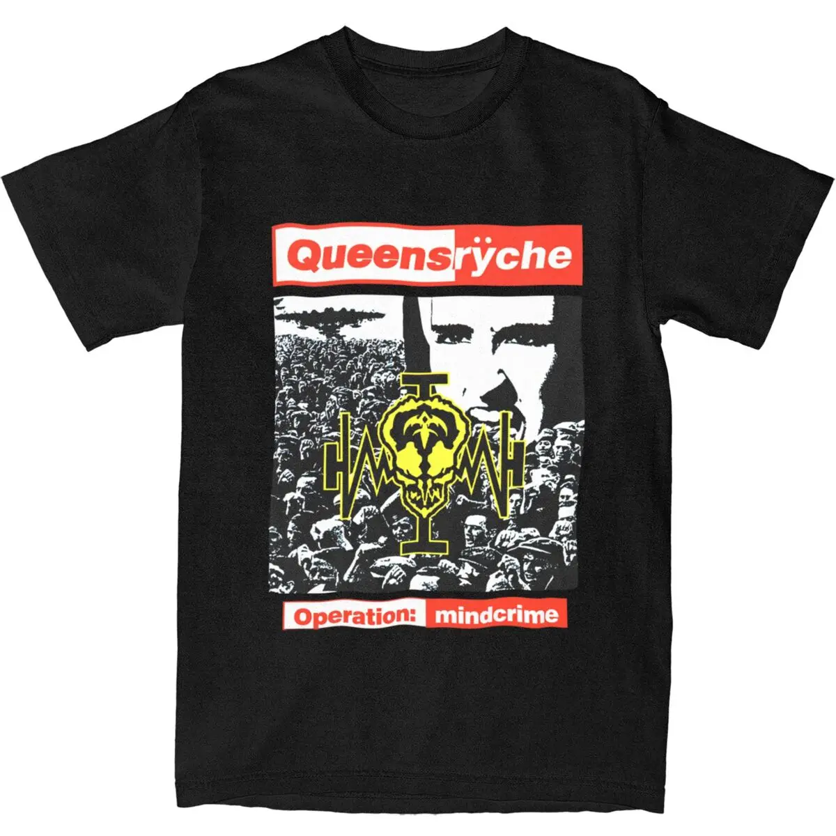 Queensryche Operation Mindcrime for Men Women T Shirts Merch Unique Tee Shirt T-Shirt 100% Cotton Unique Clothing