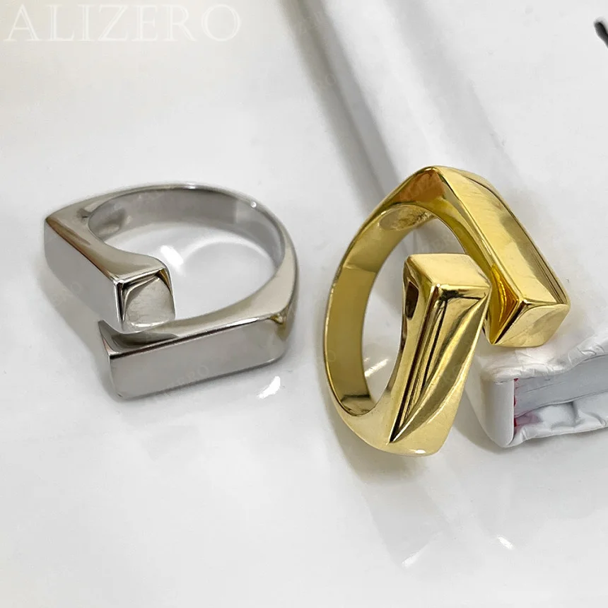 925 Sterling Silver Gold Open Ring For Women Men Fashion Jewelry Charm Grace Noble Wedding Accessories