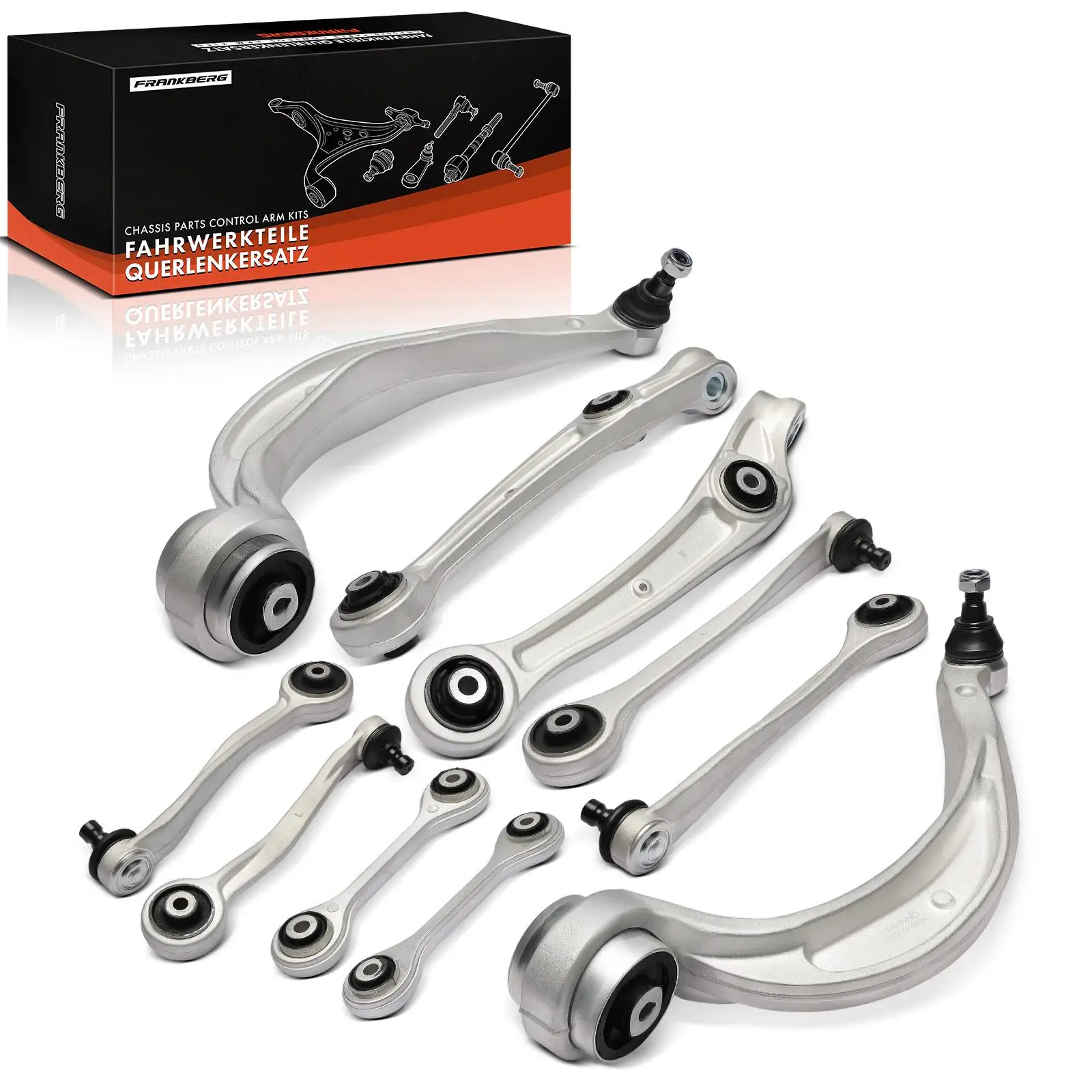 Frankberg 10-delige draagarmset vooras voor Audi A4 8K A5 8T Q5 Porsche Macan 95B RK621002 CMS70147 8K0411317C RK620803
