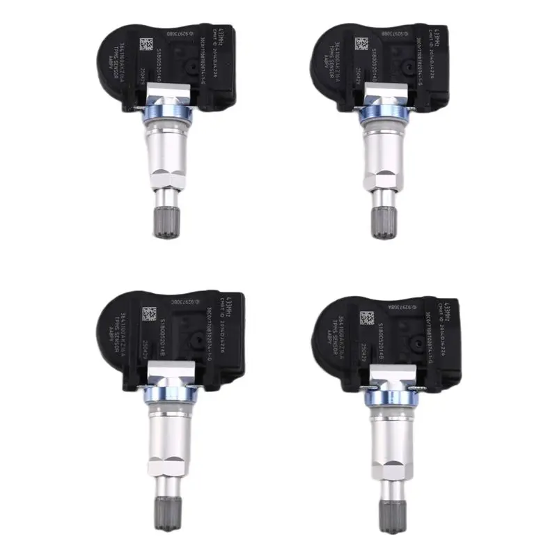 

AEE5-4Pcs TPMS Tire Pressure Monitor Sensor 3641100AKZ16A 433MHZ For Great Wall Wingle5 C50 Haval H6 M6