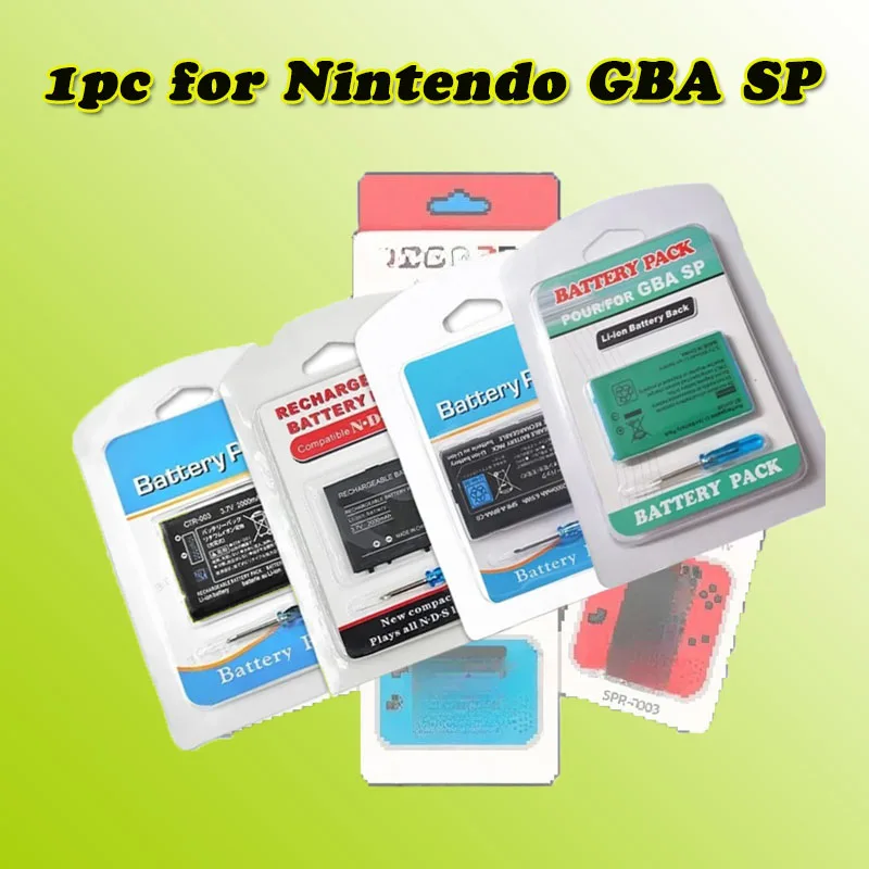 

3,7 В CTR-003 Хост-аккумулятор NDSL SPR-003 Литиевые батареи для Nintendo NEW 3DSLL 3DSXL N3DS 2DS GBA SP Игровая консоль