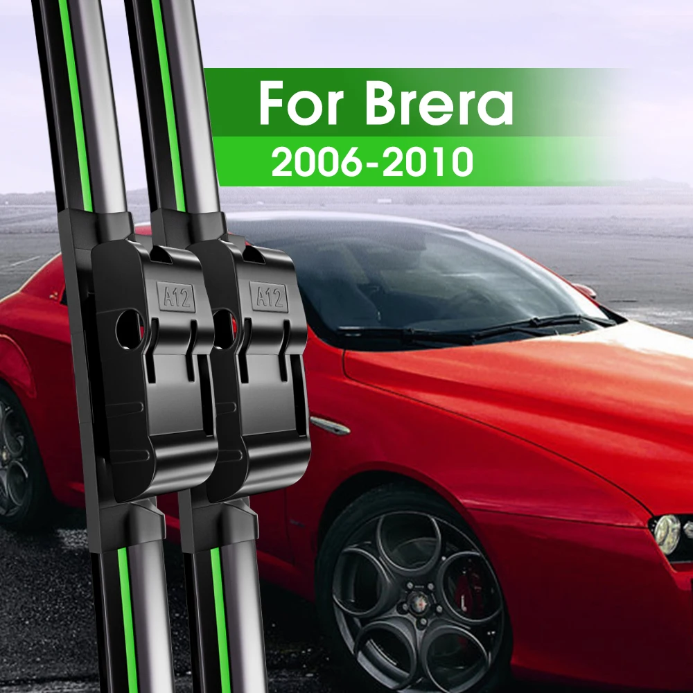 2 uds limpiaparabrisas delantero para Alfa Romeo Brera 2006-2010 2007 2008 2009 accesorios de ventana de parabrisas