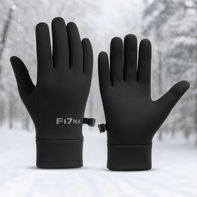 

Autumn Winter MTB Cycling Long Finger Gloves Non-Slip Wear Shock Proof Breathable Touch Screen Bicycle Motorbike Gloves Men