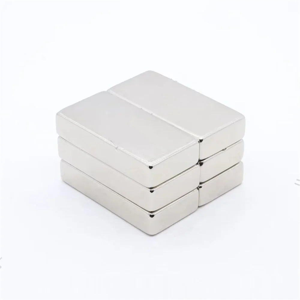 10Pcs 50x25x10mm Rare Earth Neodymium Magnet N35 Block Permanent Magnet 50x25x10 Quadrate Strong Powerful Magnets 50*25*10