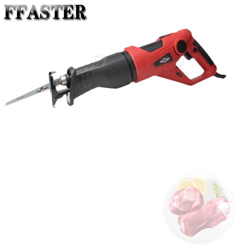 Electric Handheld Bone Saw Household Cut Pig Trotters Steak Lamb Ribs Frozen Meat Fish Saw Meat Bone Cutting Machine 2000W