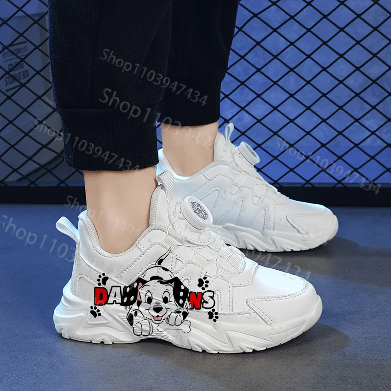 101 Dalmatians Youth Student Campus Children Sneakers Boys Girls Rotating Button Simple Campus Outdoor Sports Shoes 2026 Gift - Image 5