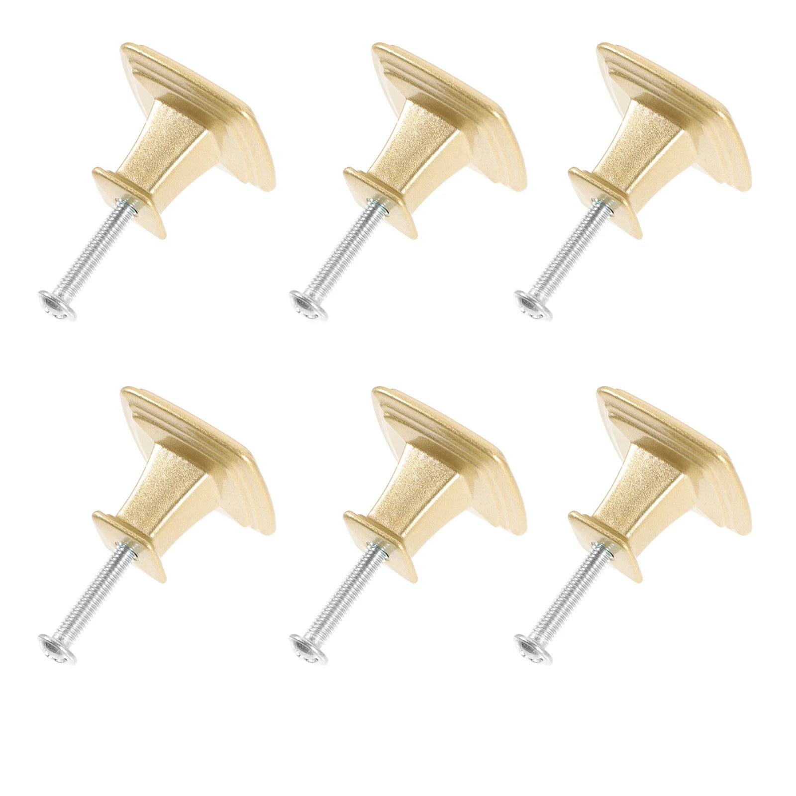 

10pcs Aluminum Drawer Pulls Square Cabinet Handle Replacement Wardrobe Door Pulls Durable Rust-Resistant Modern Furniture Handle