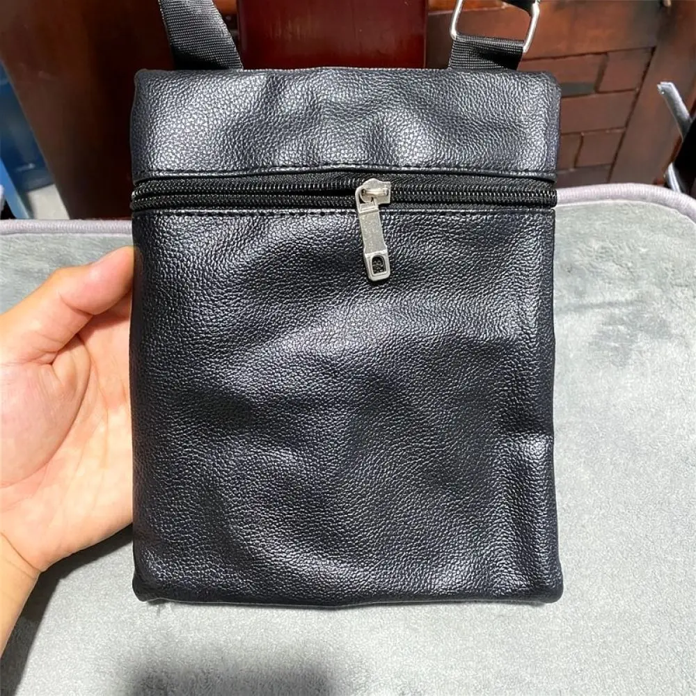 Mens Shoulder Bag Versatile Phone Wallet Compact Crossbody Pouch Durable Street Fashion Organizer For Daily Commuting