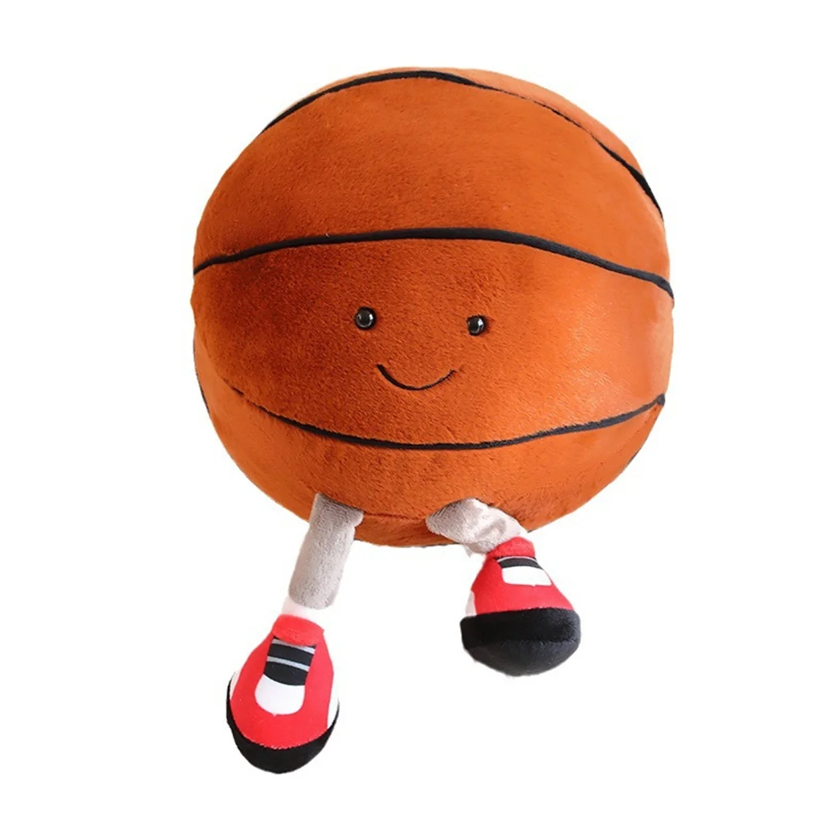 Doll with Feet Plush Doll Toys Card Love Plush Pillow Fun Shape Plush Doll Cushion Home Plush Ornament Basketball