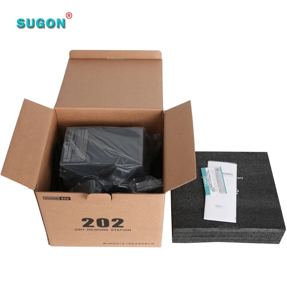 Mobile Repair Tools SUGON 202 Heat Gun Sugon Work Station 2 in 1 Sugon Soldering Station