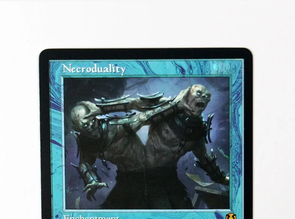 

Necroduality Foil/Holo TCG Magical Proxy Black Top Quality Proxy Playing Cards Gathering Board Game Deck Trading Cards