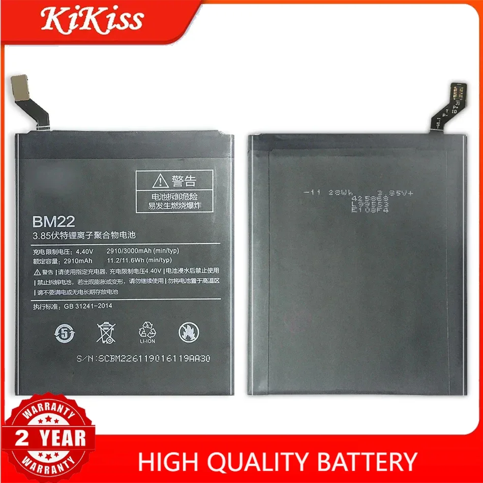 BM22 BM36 BM3E BM3B BM45 BM46 BN43 BN41 BM39 BM3A Battery For Xiaomi Mi 5 3 5S 5X 6 6X 8 Note For Redmi Note 2 3 Pro 4 4X Pro 5