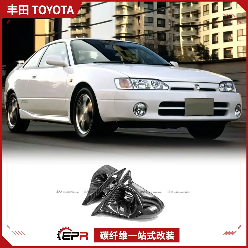 

Подходит для Toyota 94-98 Levin AE111, двухдверная модификация зеркала заднего вида с электрической пулей из углеродного волокна