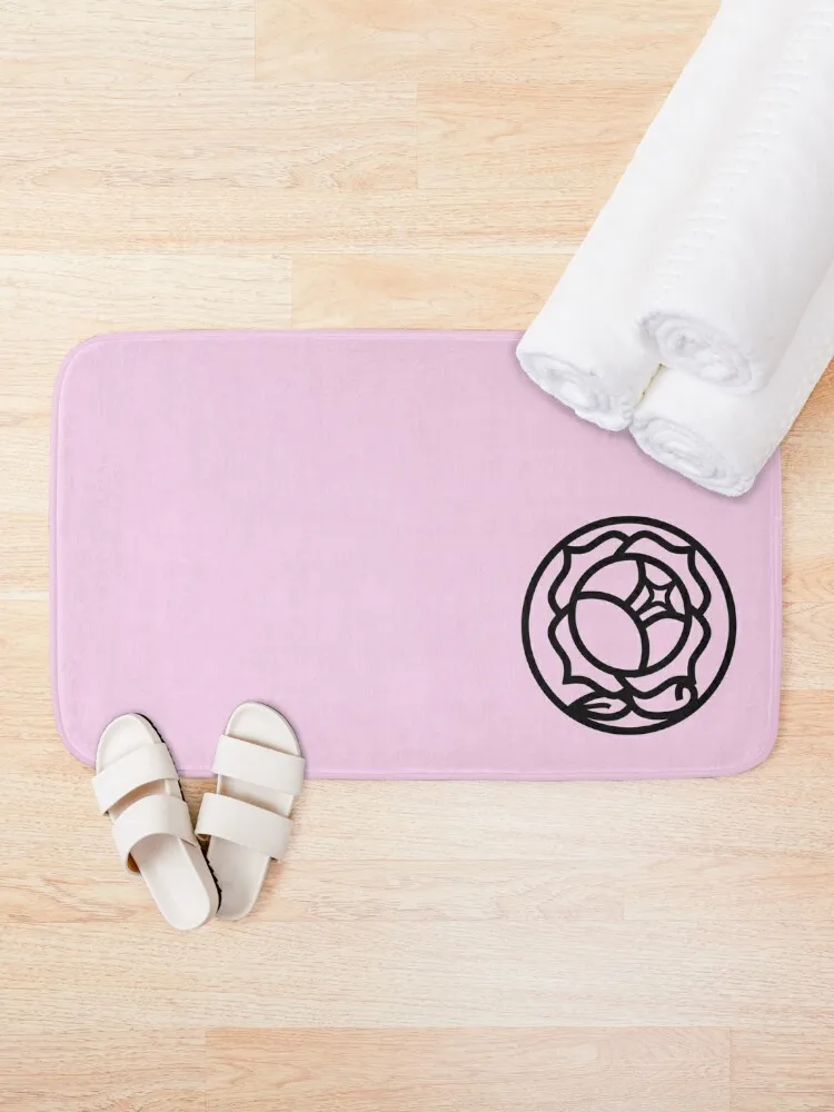 Utena Rose Crest Bath Mat Absorbent Rug Anti Slip Bath Stickers Accessories Sets For The Bathroom Mat