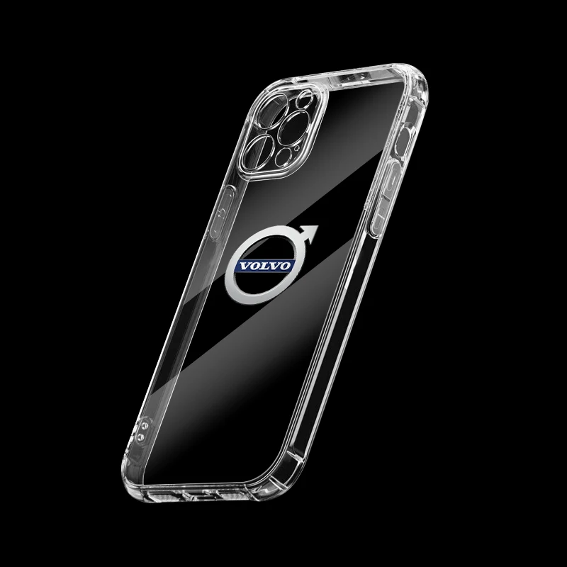 Clear Phone Case for IPhone 11 12 13 14 Pro Max XR X XS SE 7 8 Plus For Volvo T6 AWD C30 C40 C50 C70 S40 S60 S70 S80 S90 V40