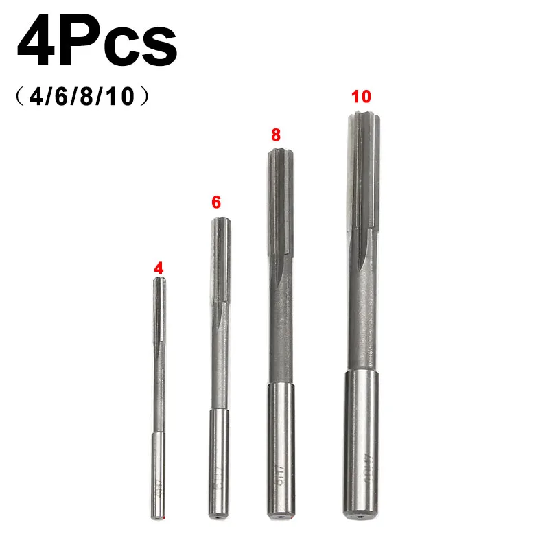 3–12 mm HSS-Maschinenreibahlen-Set, H7, gerader Schaft, Fräsen, Spannreibahle für Metall, Stahl, Aluminium – Detail 8