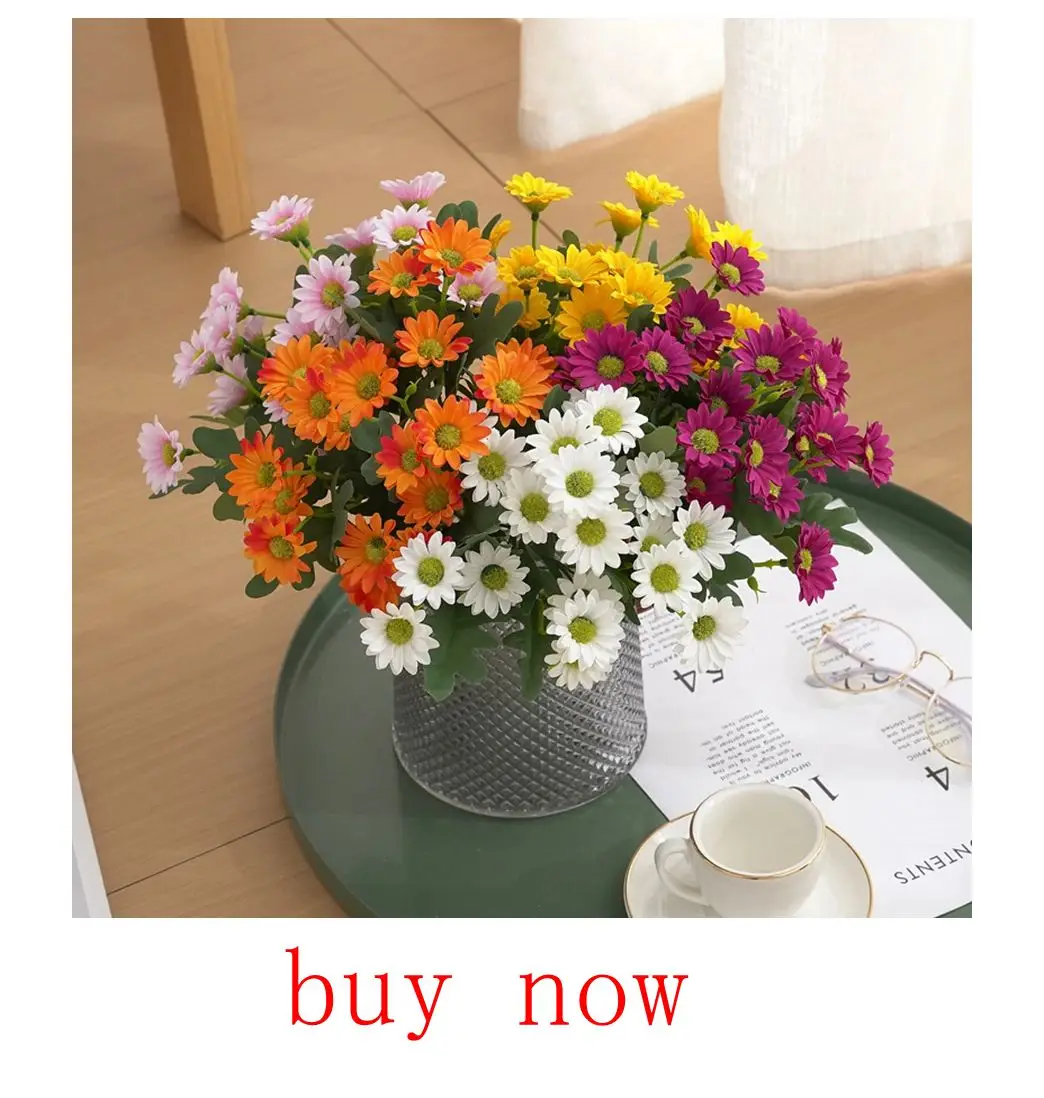 1/3/5Pcs Künstliche Blumen Seide Sonnenblumen Familie Zimmer Vase Weihnachten Hochzeit Dekorationen Garten Bonsai Zubehör Sammelalbum – Detail 3