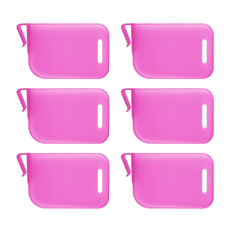 6/12 pcs Stoppers Card Box Dividers, ABS Trading Card Dividers Clip Storage Separator Clips the Cardboard Side Wall for TCG Card