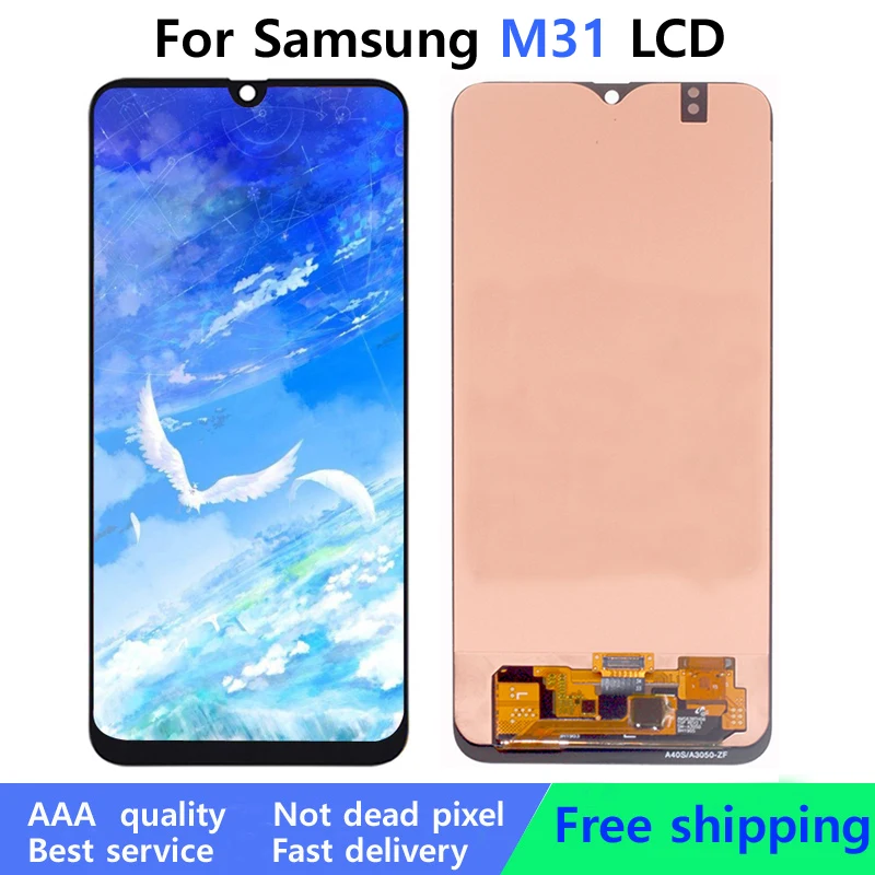 

Дисплей 6,4 ''SUPER AMOLED M315 для Samsung Galaxy M31, ЖК-дисплей с сенсорной панелью, дигитайзер M315F в сборе, замена