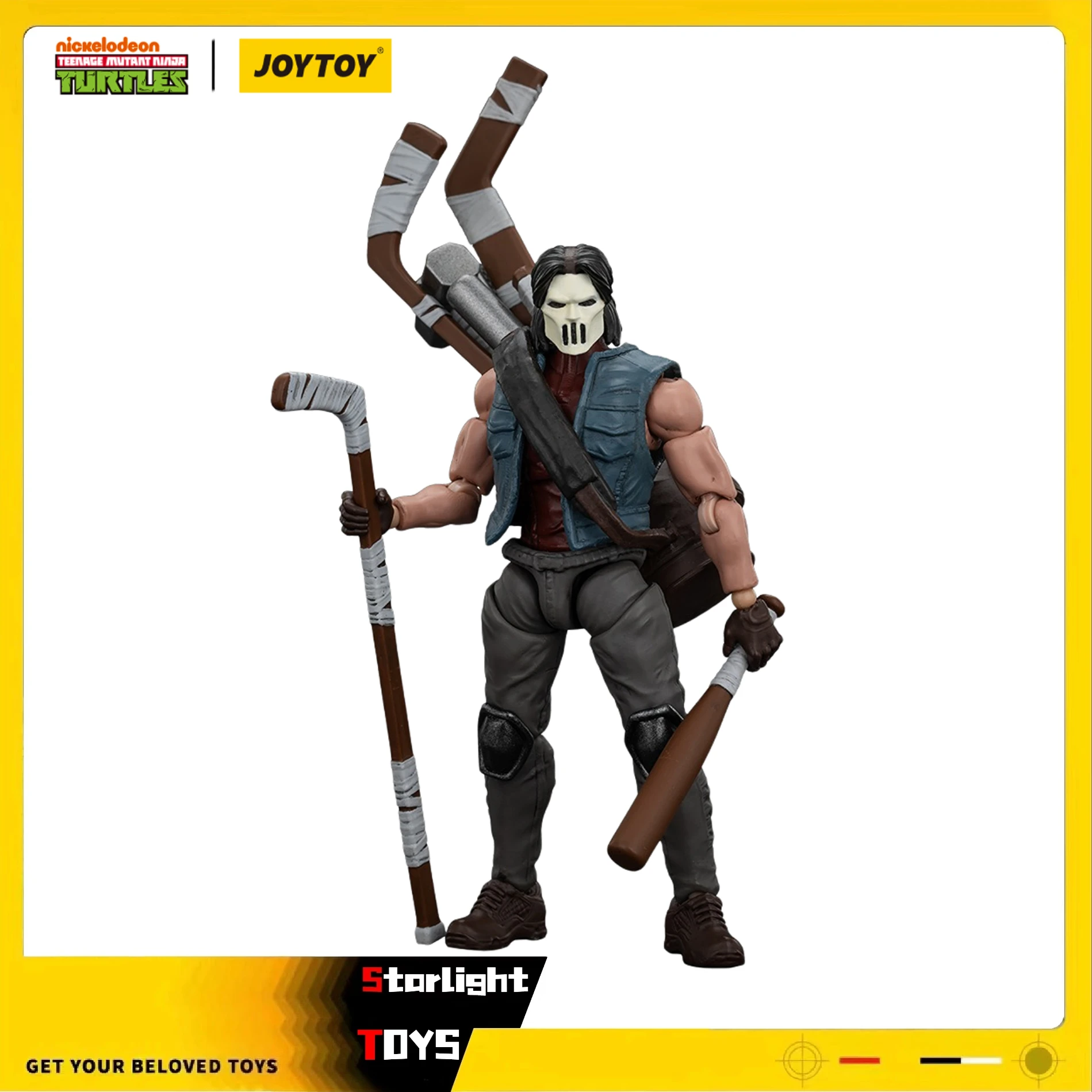 

Фигурка JOYTOY 1/18 TMNT-Casey Jones, модель игрушки в подарок