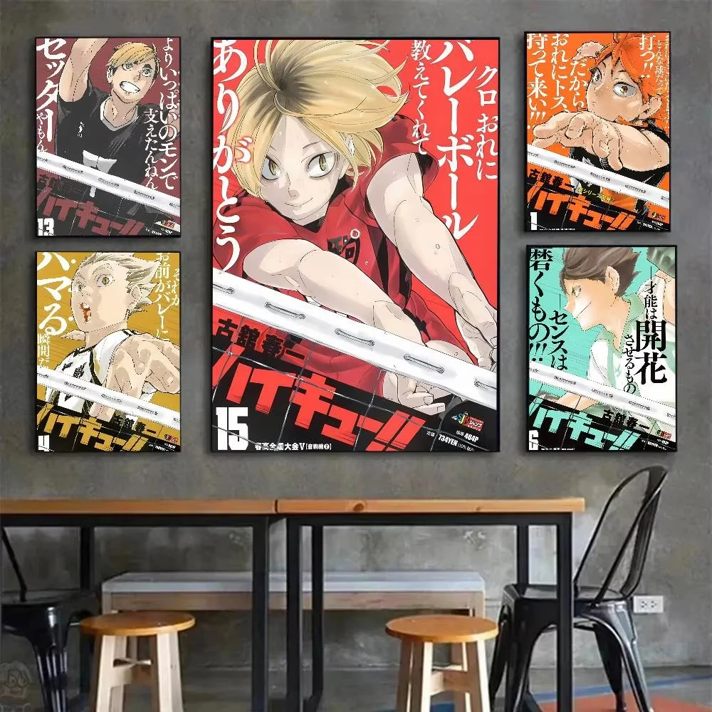 1 Stück, Anime H-Haikyu Poster-Kunst mit Drucken, für Zuhause, Schlafzimmer, Wohnzimmer, Dekoration, Geschenk – Detail 2