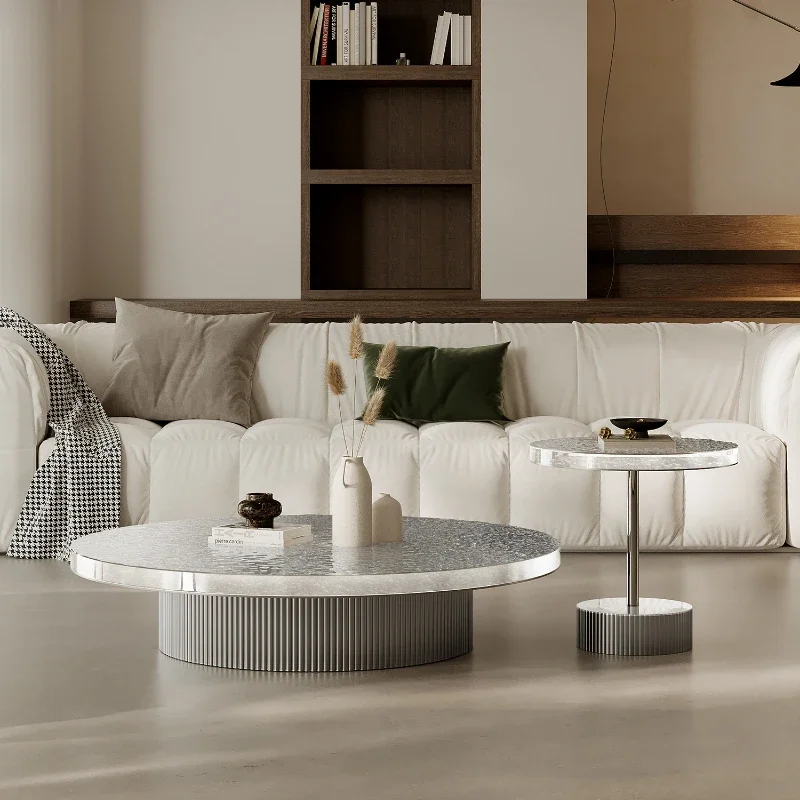 

Water Ripple round Tea Table Combination Living Room Home Tea Table