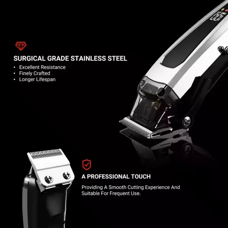2025 New Best Chinese Barber Hair Clippers Professional USB Rechargeable  Mini Salon Hair Clippers for Men with Charging Base