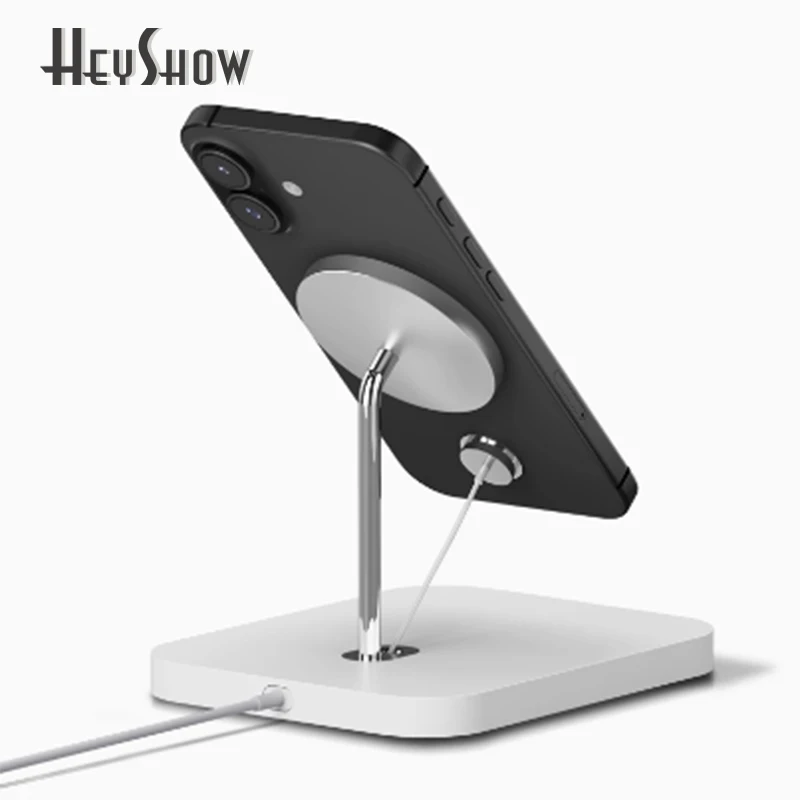 New Magnetic Suction Security Anti-Theft Burglar Alarm Display Stand for All Mobile Phone With Wireless Charging Function