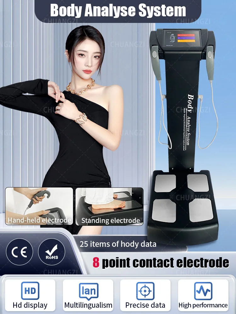 

New Upgrade Professional Intelligent Body Testing Examination Machine Blood Lipid Body Fat Body Mass Measurement Health Analyzer