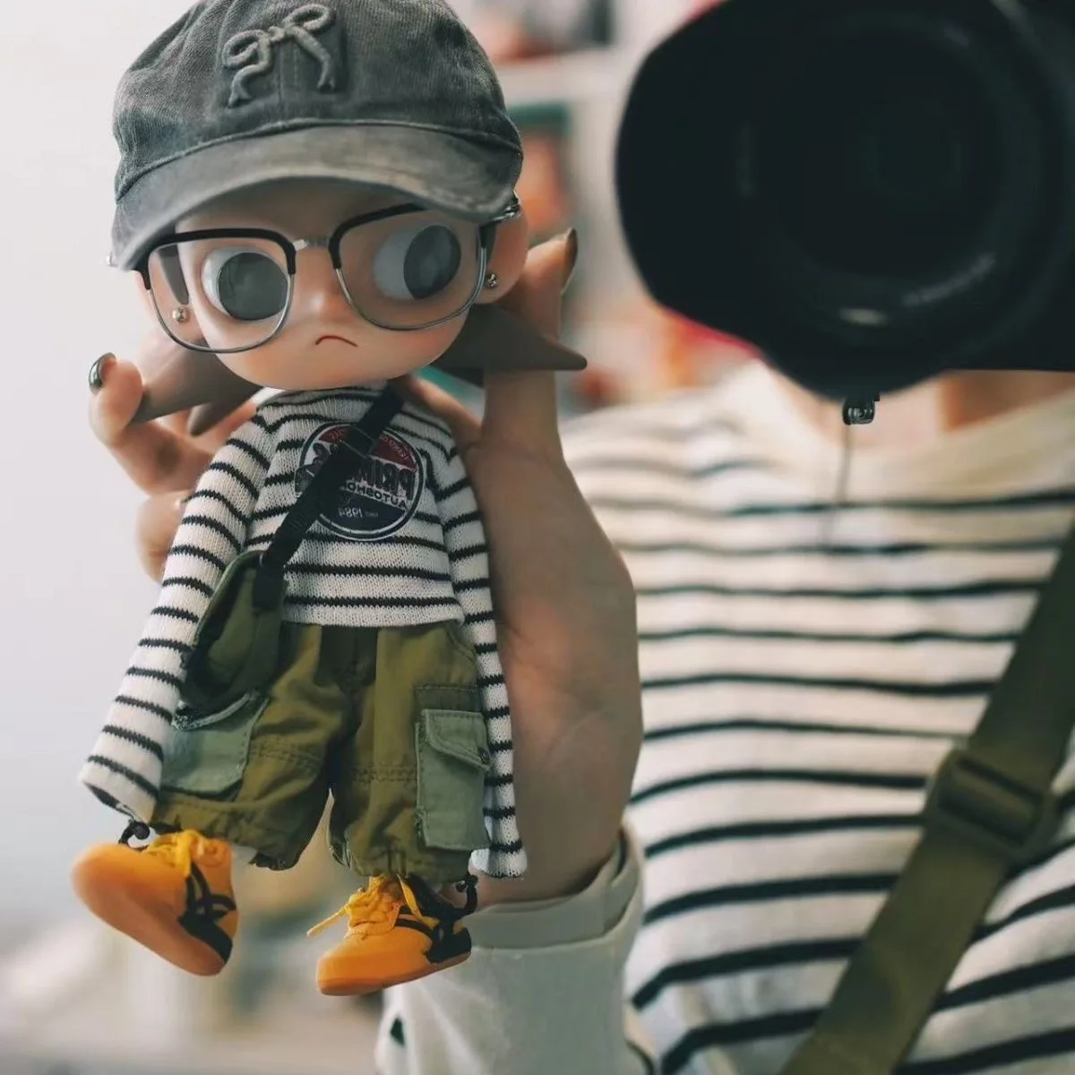 Fashion Casual Sweater Outfit Set For 1/8 Zsiga Movable Action Figure, Handmade BJD Doll Clothing Only (Doll Excluded)
