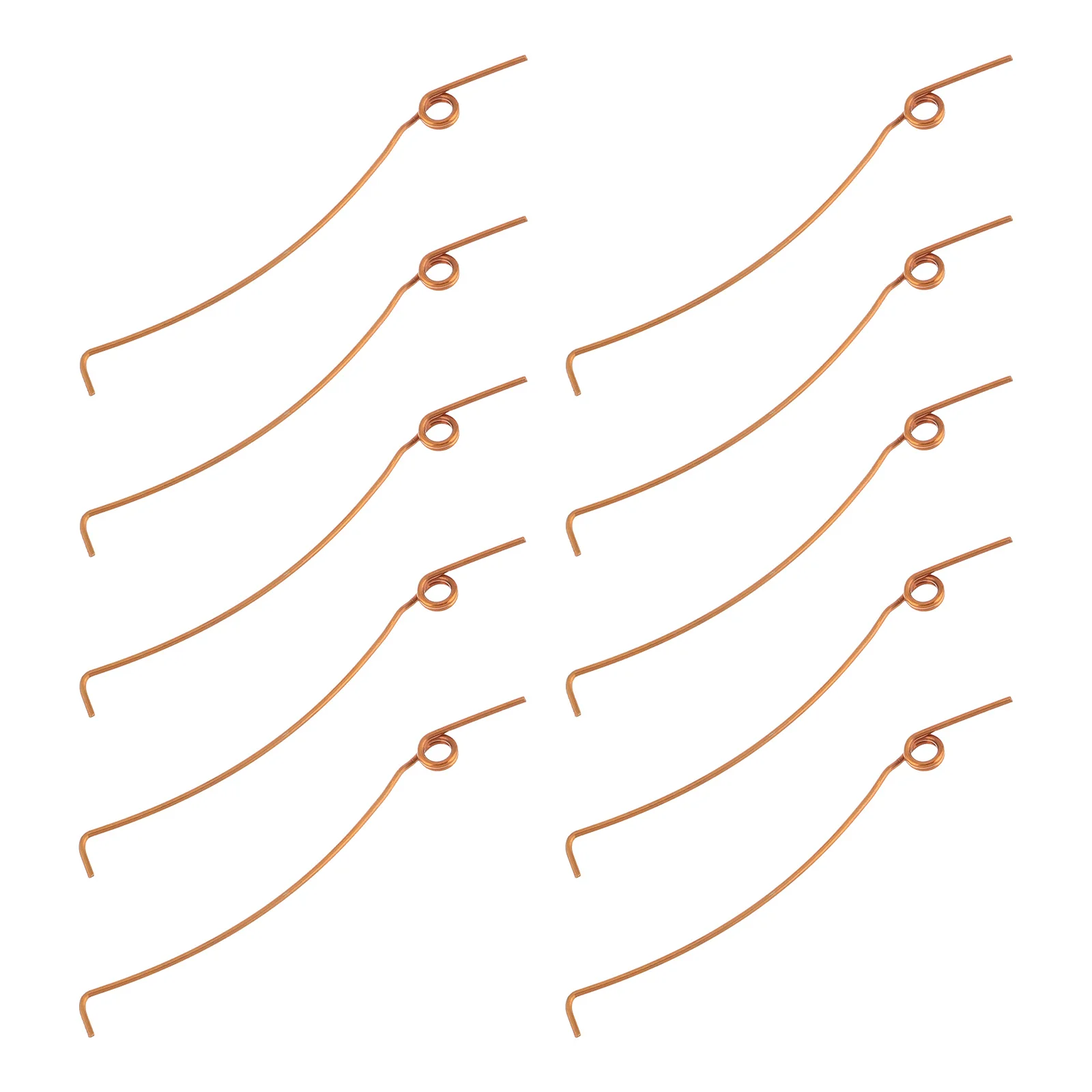 

10pcs Set Metal Chrome Plated Long Action Springs Upright Piano Repair Replacement Coil Mechanical Compression Springs Piano