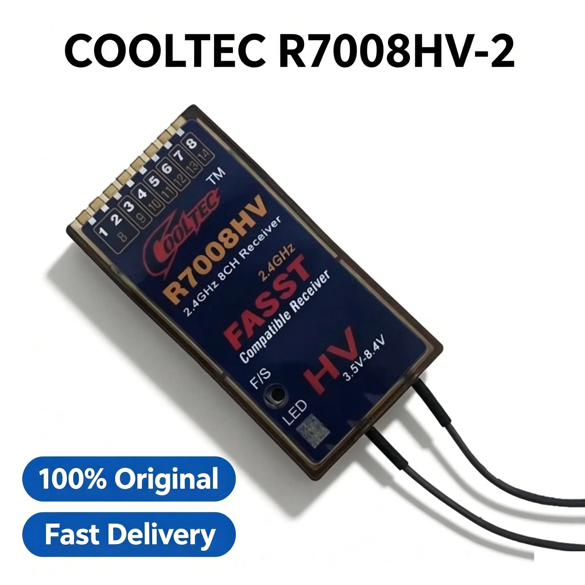 COOLTEC R7008HV-2 2.4GHz 8CH F - Receiver Sbus 8Ch ulasan dan harga