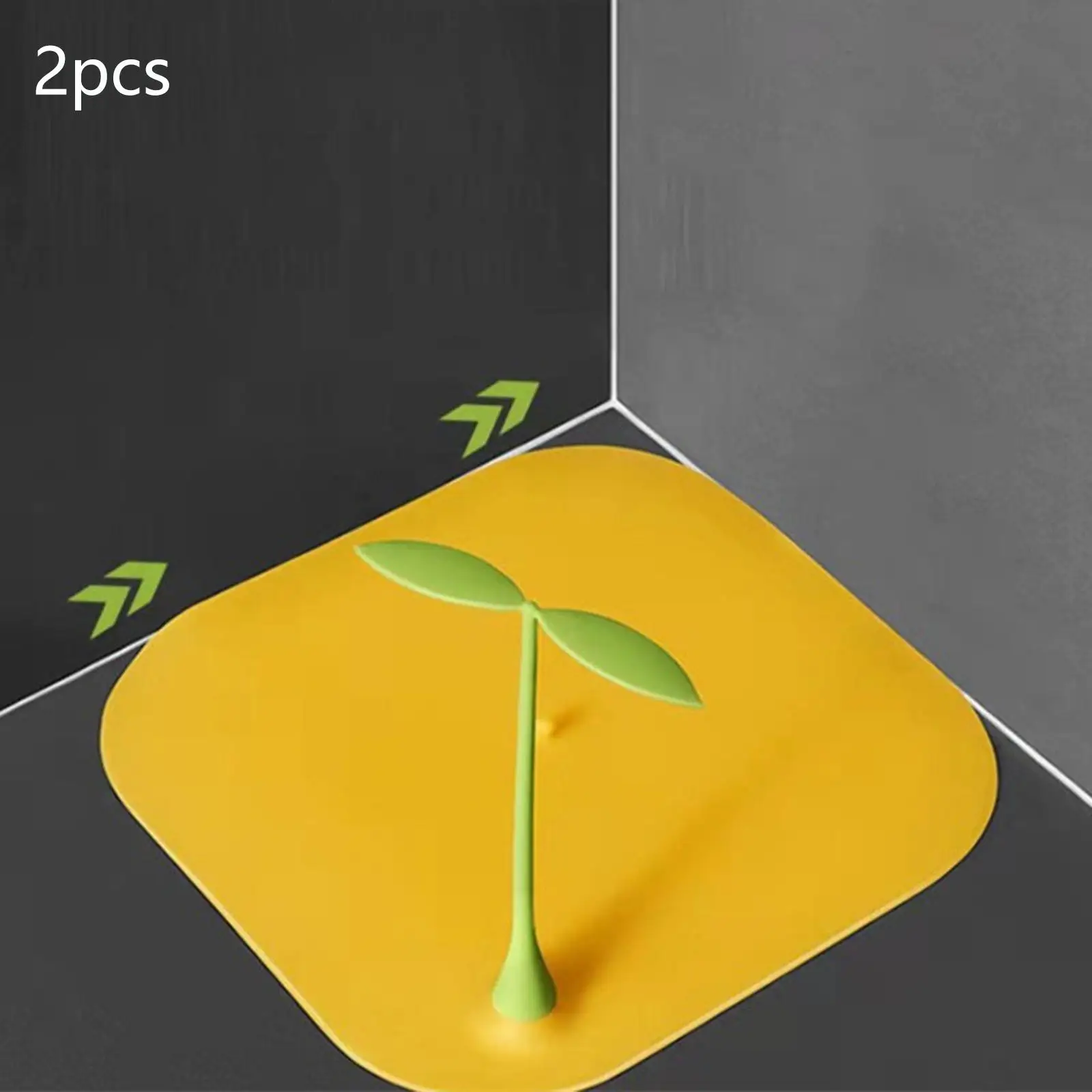 Floor Protection Set, 4 Pieces, for Kitchen, Bathroom, Transparent