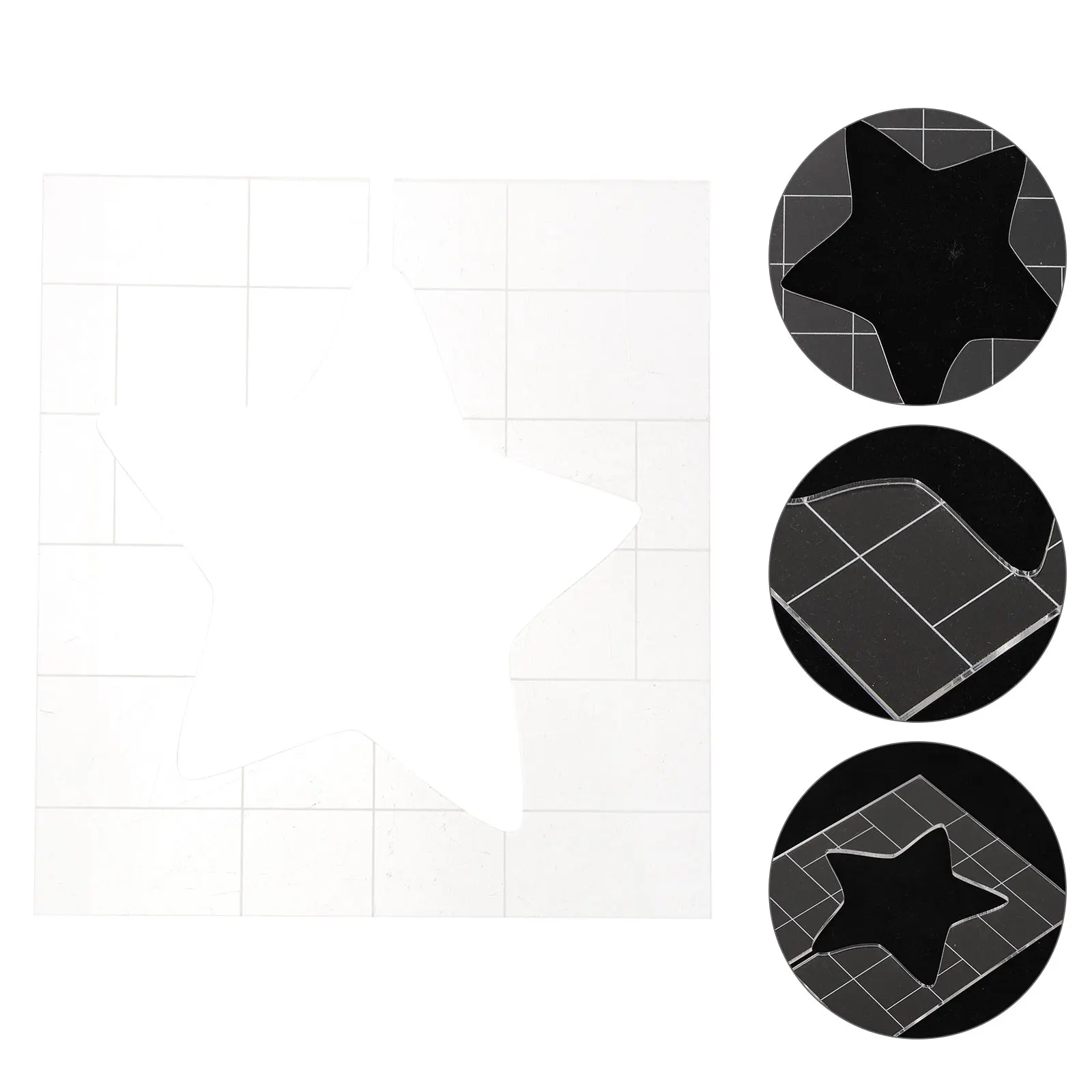 

Quilted Template Star Accessories Patchwork Quilting Hand Templates Manual Acrylic Stencils Machine