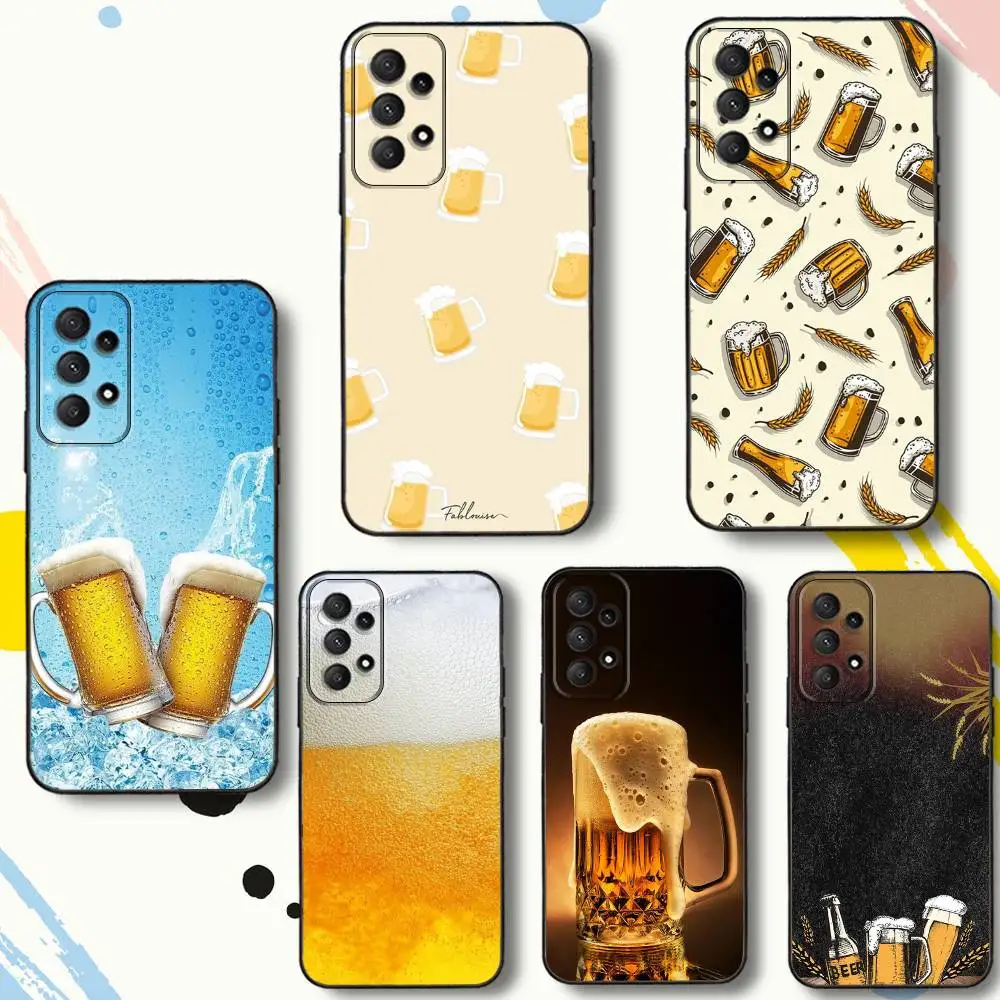 

B-Beer A-Alcohol-es Phone Case For Samsung Galaxy A 80,72,73,91,53,22,51,52,5G,Plus,J,Note Soft Black Cover
