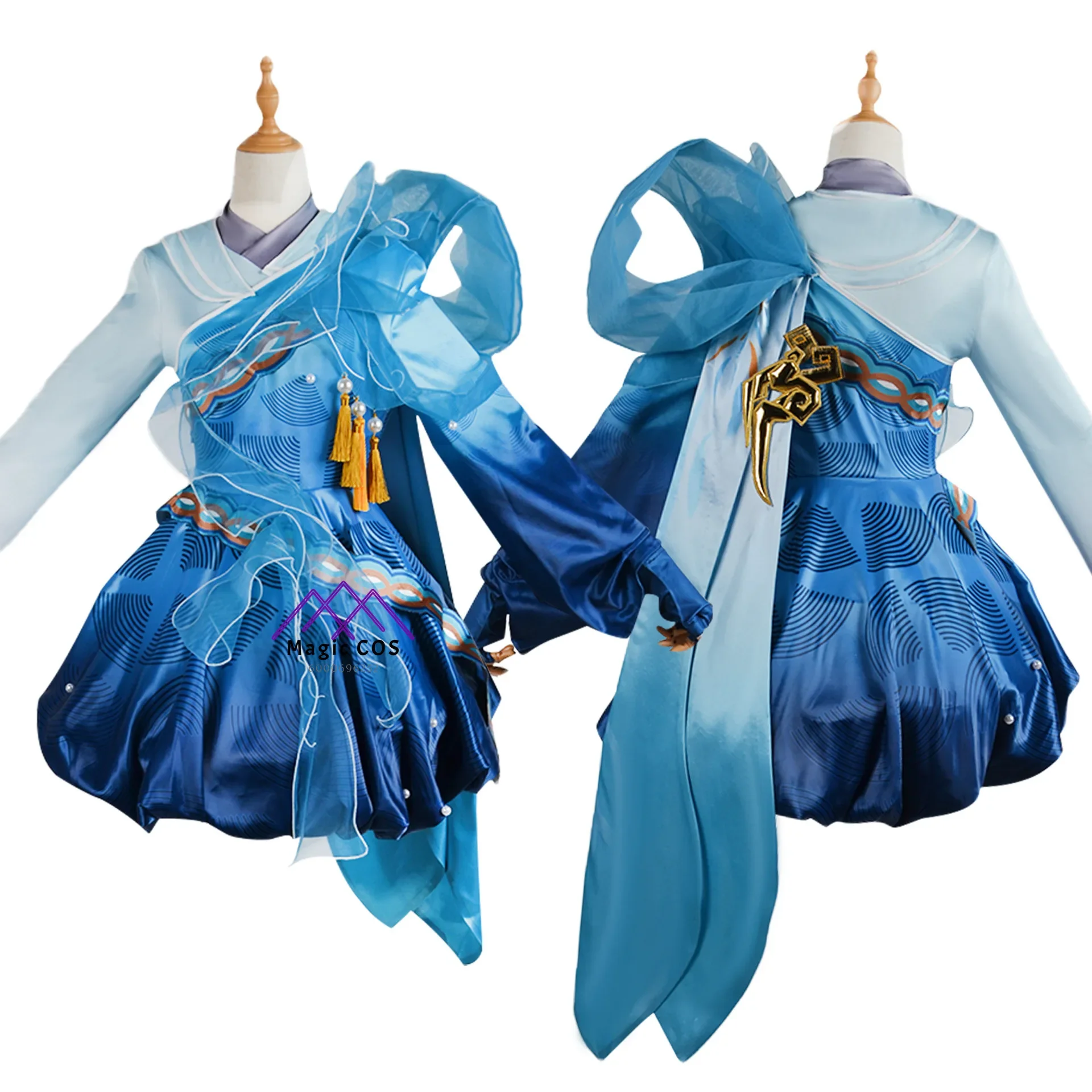 Honor of Kings Arena of  Valor Womens Classic of Mountains and Rivers  Party Essential Yao Cosplay Costume Exclusive Design