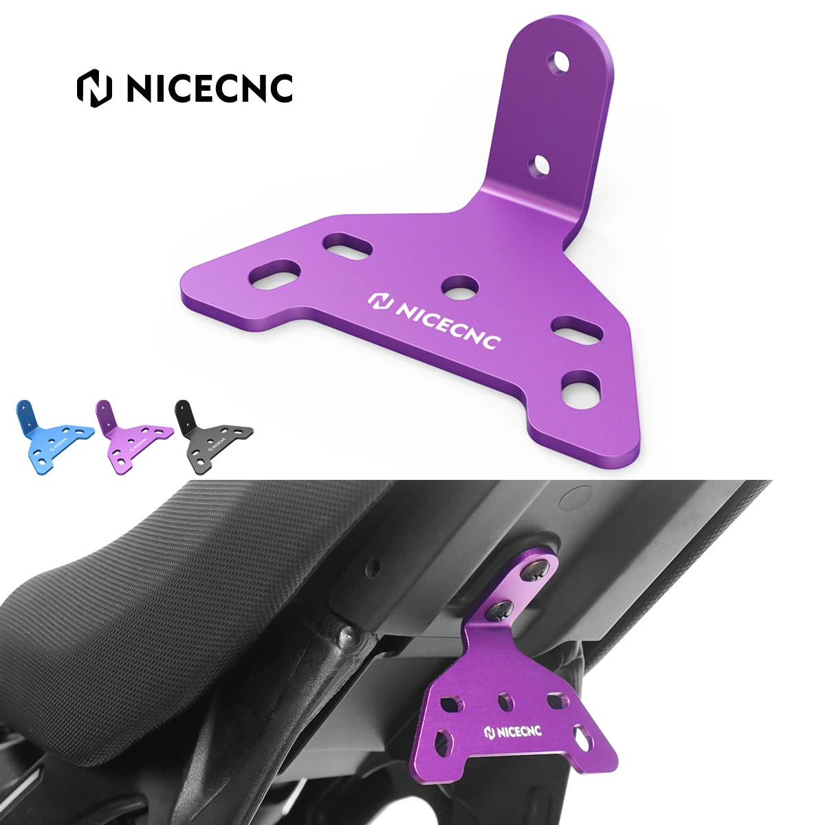 

NiceCNC For Surron Sur-Ron Light Bee X S L1E Segway X160 X260 Tail Light Lamp Mounting Bracket Licence Plate Holder Support