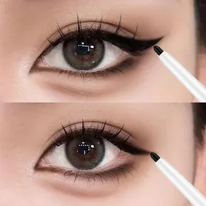 Waterproof Ultra-thin Eyeliner Gel Pencil Quick Dry Smooth Eye Liner Long Last Lower Eyelash Pen Korean Makeup Cosmetics