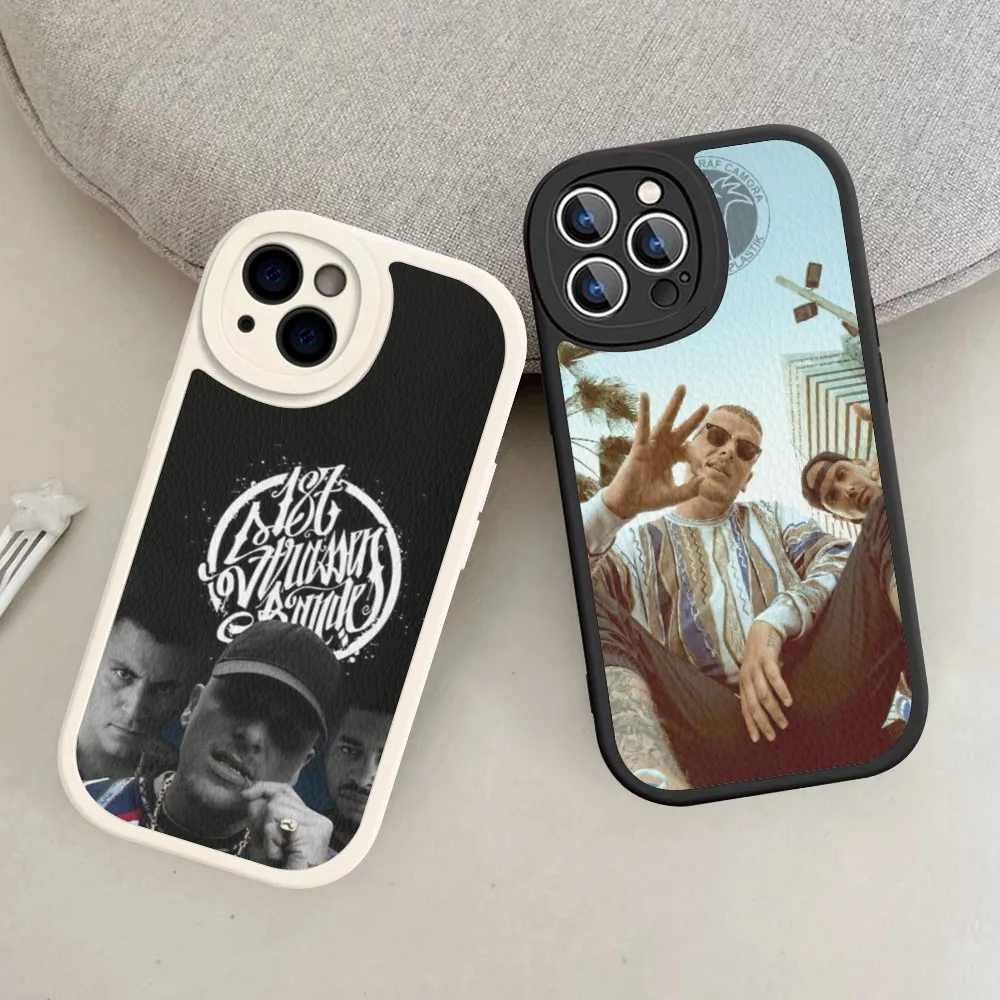 187 Strassenbande Music Phone Case Hard Leather For IPhone 14 13 12 Mini 11 14 Pro Max Xs X Xr 7 8 Plus Fundas