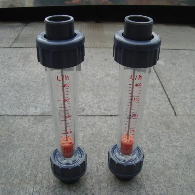 LFS15/25 Plastic Rotameter, Pipe Type Liquid Water Flow Meter, High Precision